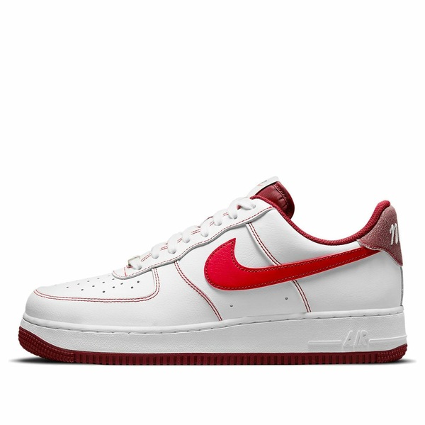 Nike ナイキ メンズ スニーカー 空軍 【Nike Air Force 1 \u002707 \u0027White University Red\u0027 DA8478-101】  大いさ US_9.5(27.5珊) スニーカー-靴-メンズ靴