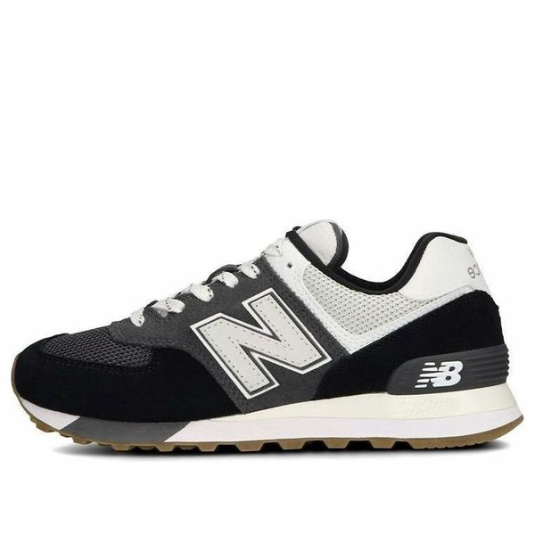 New Balance ニューバランス レディース スニーカー 【(WMNS) New Balance 574 Series Low-Top Grey/Black/White WL574PQ2】 サイズ US_6.5(23.5cm)｜asty