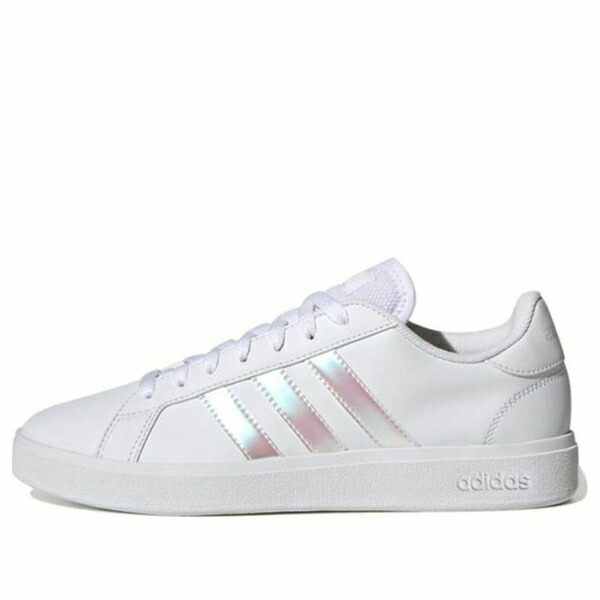 adidas アディダス レディース スニーカー  【(WMNS) adidas Grand Court Td \u0027White Iridescent Almost Pink\u0027 GW7181】  大きさ US_5(22.0糎)