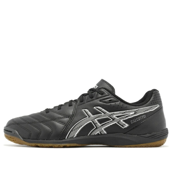 ASICS アシックス メンズ スニーカー 【ASICS Calcetto WD 9 2E \u0027Black White\u0027 1113A037-001】  大きさ US_6.5(24.5珊)