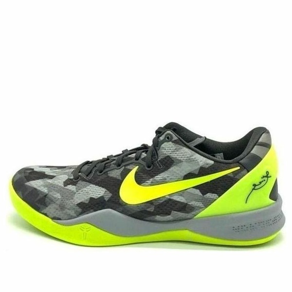 Nike ナイキ メンズ スニーカー コービー 【Nike Kobe 8 System Grey Camo Volt 555035-063】  サイズ US_7.5(25.5cm)