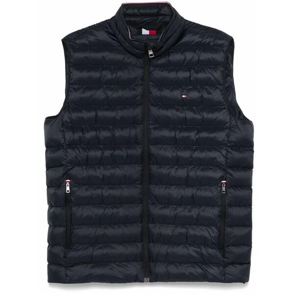 トミー ヒルフィガー メンズ コート アウター Padded gilet Blue|asty