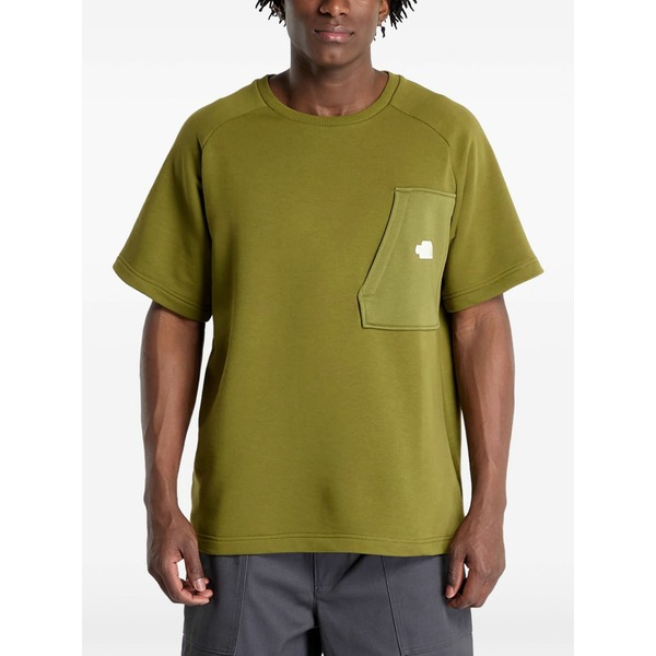 ノースフェイス メンズ Tシャツ トップス Front-pocket t-shirt Green|asty