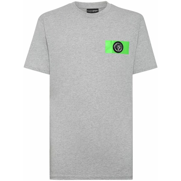 プレインスポーツ メンズ Tシャツ トップス Ss logo-print t-shirt Grey|asty