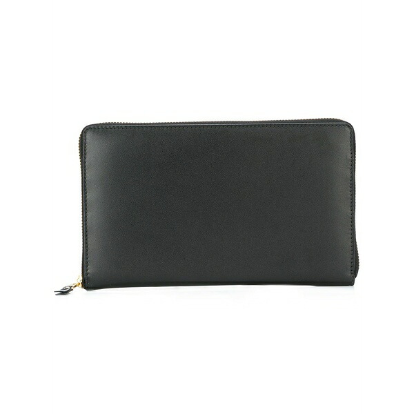 コムデギャルソン レディース 財布 アクセサリー Classic plain leather wallet Black｜asty