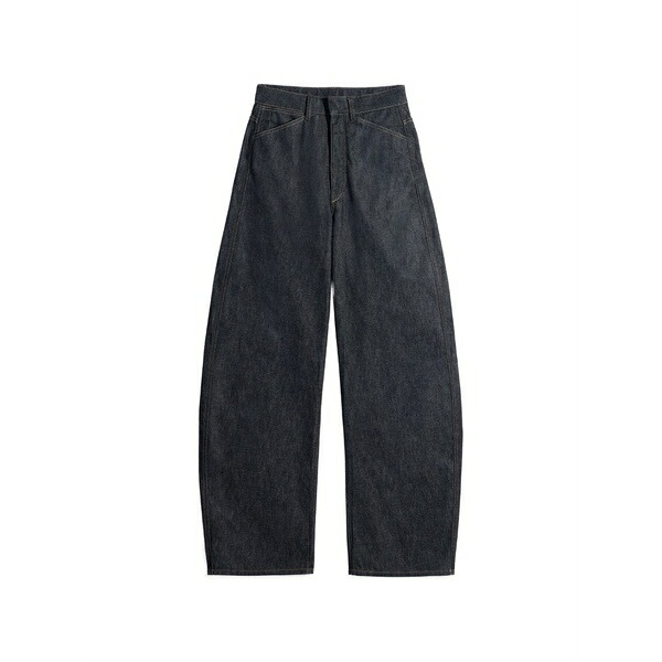 ルメール レディース デニムパンツ ボトムス High-waisted wide-leg jeans Blue｜asty