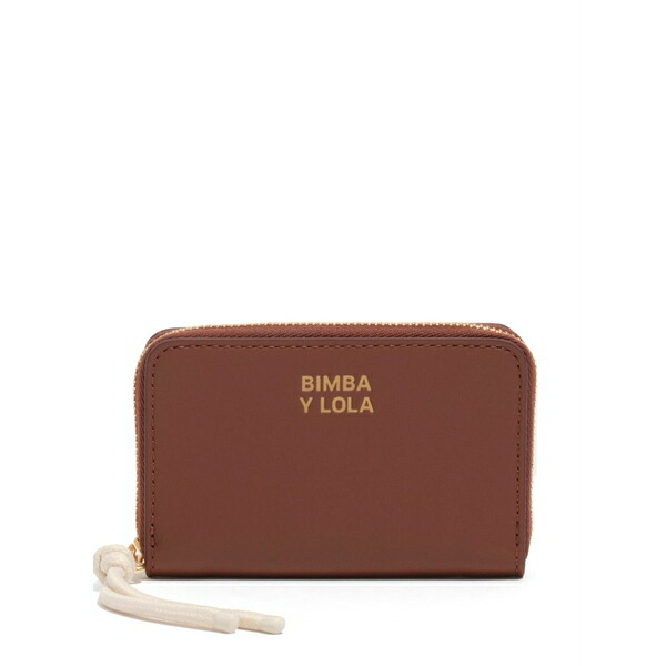 ビンバ イ ローラ レディース 紙入れ 付属品 Wallnut small cow leather purse Brown