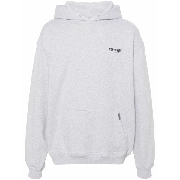 リプレゼント メンズ パーカー・スウェットシャツ アウター Owners club cotton hoodie Grey