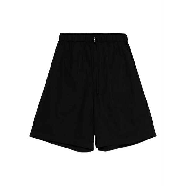 シックススリーナインセブン レディース カジュアルパンツ ボトムス Elasticated-waist patch-pocket shorts Black｜asty 100,540円