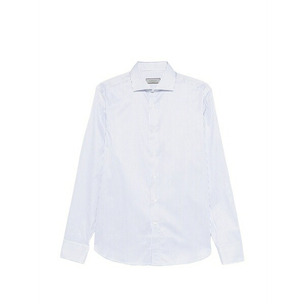 カナーリ メンズ シャツ トップス Striped shirt White｜asty