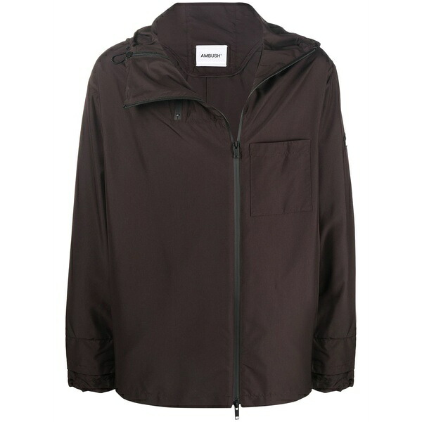 アンブッシュ メンズ 上衣＆上衣 アウター Zip-fastening lightweight jacket Brown
