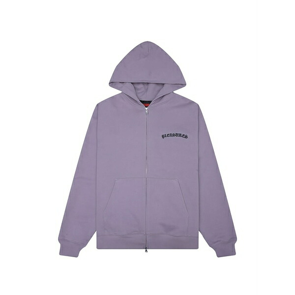 プレジャーズ メンズ パーカー・スウェットシャツ アウター Neural zip hoodie Purple|asty