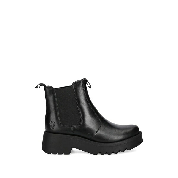 フライロンドン レディース ブーツ シューズ Platform chelsea boots Black｜asty
