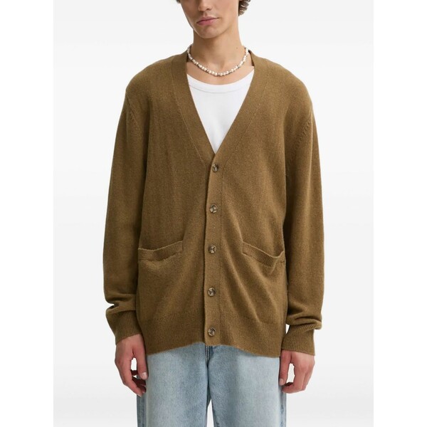 リーヴァイズジーンズ メンズ ジレー アウター Button pocket cardigan Brown