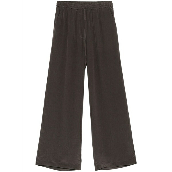 パロッシュ レディース カジュアルパンツ ボトムス Drawstring palazzo pants Black｜asty