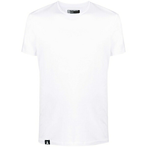 パトリツィア ペペ メンズ Tシャツ トップス Logo hem t-shirt White|asty