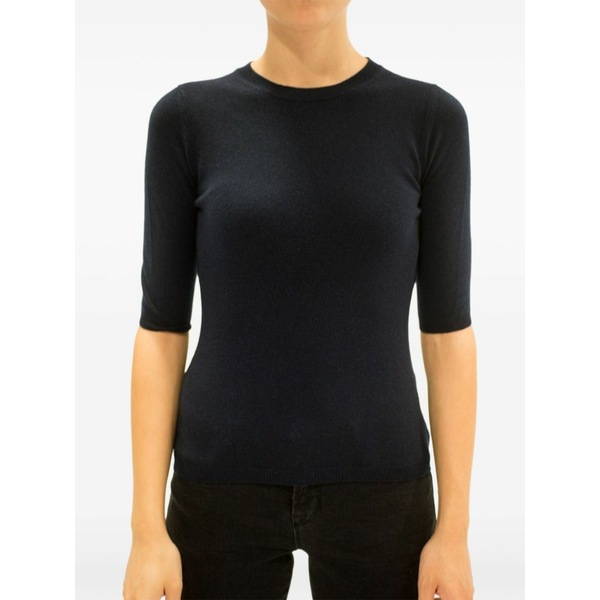 ラ ローズ レディース Tシャツ トップス Crew-neck top Blue｜asty