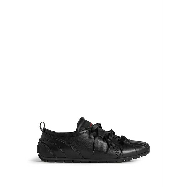 シモーネ・ロシャ メンズ スニーカー シューズ Ballerina leather sneakers Black