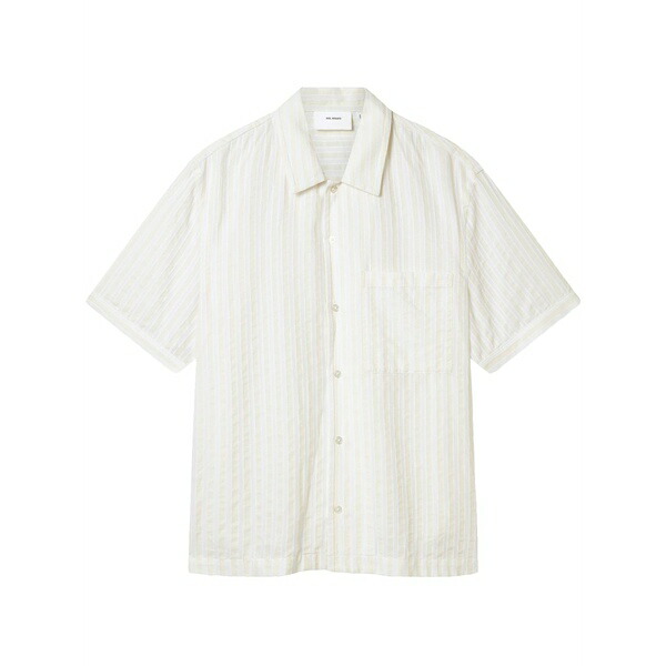 アクセルアリガト メンズ プルオーバー トップス Striped shirt Neutrals
