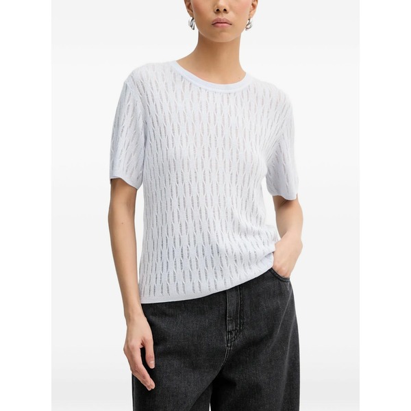 パトリツィア ペペ レディース プルオーバー トップス Short-sleeves t-shirt Blue