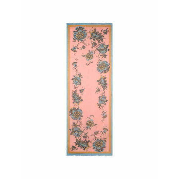 エトロ レディース えり巻き・袈裟・えり巻き 付属物 Floral motif scarf Pink
