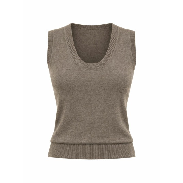 リフォメーション レディース ニット&セーター アウター Marta sweater tank Brown|asty