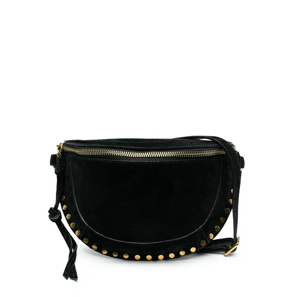 イザベル マラン レディース ハンドバッグ バッグ Skano suede belt bag Black｜asty