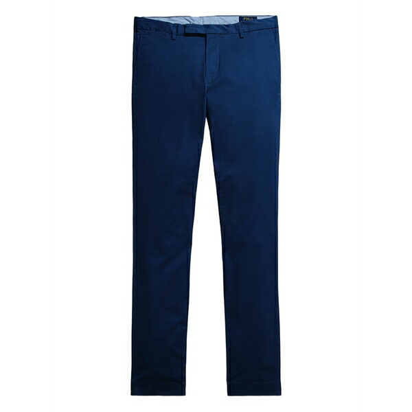 ラルフローレン メンズ カジュアルパンツ ボトムス Flat-front straight-leg trousers Blue