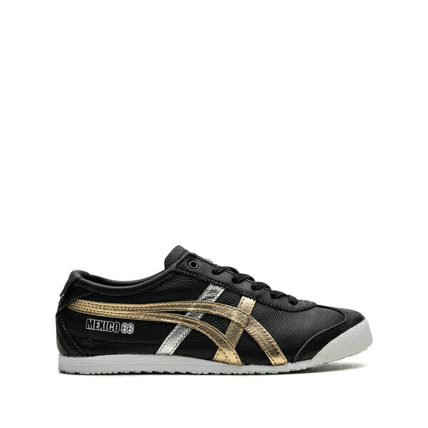 オニツカタイガー メンズ スニーカー シューズ Mexico 66 \"black gold silver\"" sneakers Black"