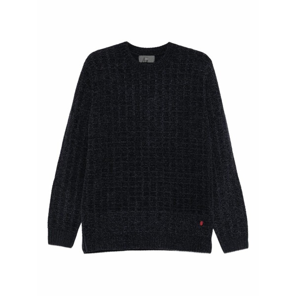 リュージョー メンズ ニット&セーター アウター Round-neck sweater Blue｜asty