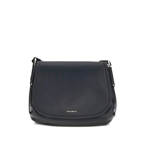 コチネレ レディース ショルダーバッグ 御徒面子 Flap-fastening leather cross-body bag Black