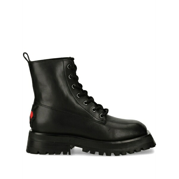 ダナ キャラン ニューヨーク レディース ブーツ シューズ Leather boots Black｜asty