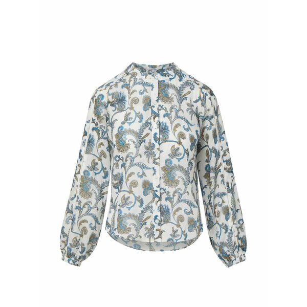 ヴェロニカ ベアード レディース シャツ トップス Soleil paisley v-neck blouse White｜asty