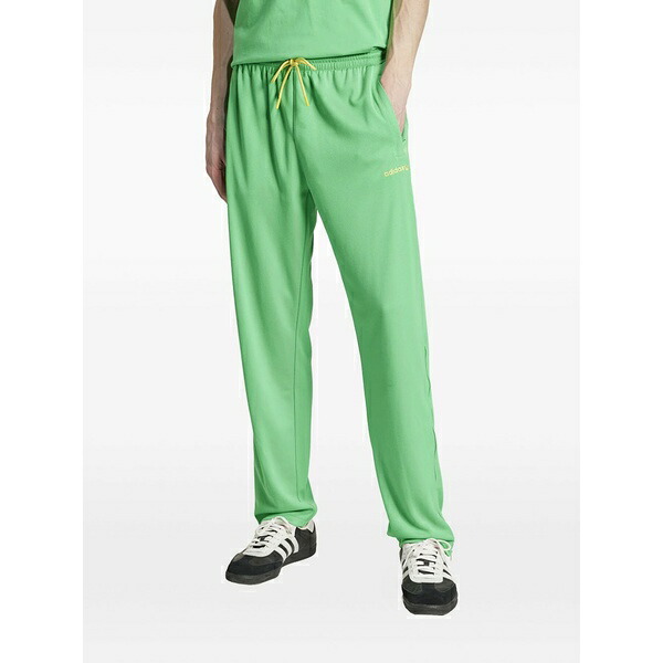 アディダス メンズ カジュアルパンツ ボトムス Zipped-hem track pants Green｜asty