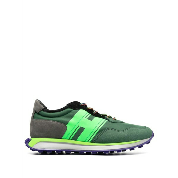 ホーガン メンズ スニーカー シューズ H601 low-top sneakers Green|asty