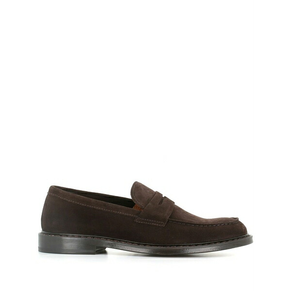 ドンカルズ メンズ スリッポン・ローファー シューズ Suede loafers Brown｜asty