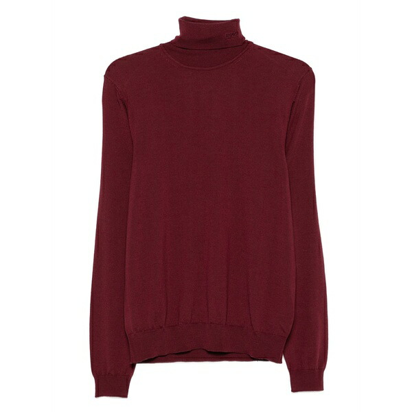 雇い主 メンズ 編み物\u0026プルオーバー アウター Turtleneck wool sweater Red