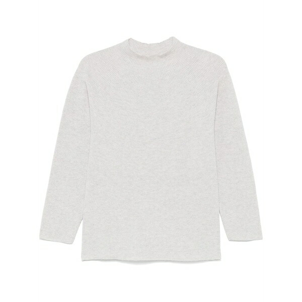 ル トリコット ペルー共和国ジャ レディース 編み物\u0026スウェーター アウター Ribbed-knit sweater Grey