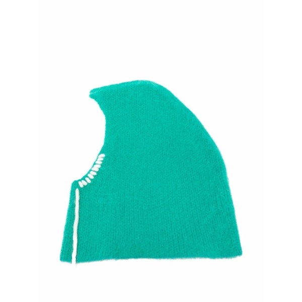 ボンサイ メンズ 帽子 アクセサリー Knit balaclava Green