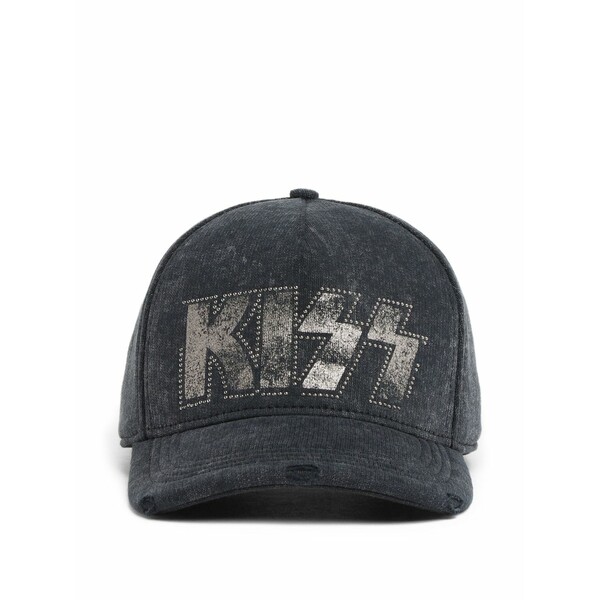ディースクエアード メンズ 鳥打ち帽 付属品 Logo-embroidered cap Black メンズ帽子-キャップ-バッグ・小物・ブランド雑貨