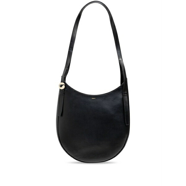 コペルニ レディース ショルダーバッグ 御徒面子 Leather shoulder bag Black