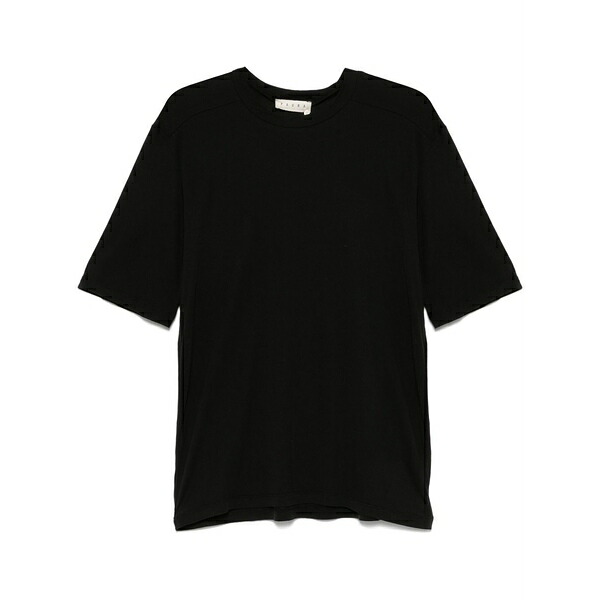 パウラ メンズ Tシャツ トップス Leyla t-shirt Black|asty