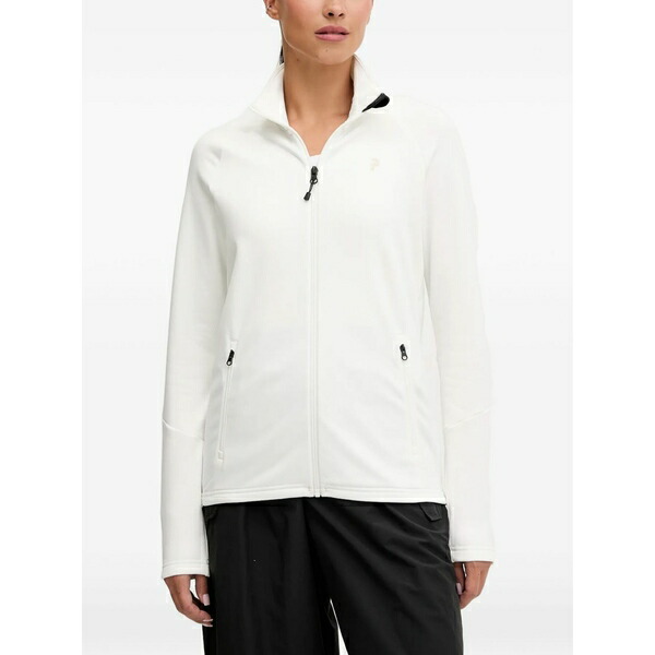 ピークパフォーマンス レディース ニット\u0026セーター アウター Rider zip neck sweatshirt White