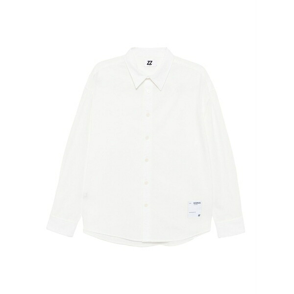 イズエ メンズ シャツ トップス Long-sleeved shirt White