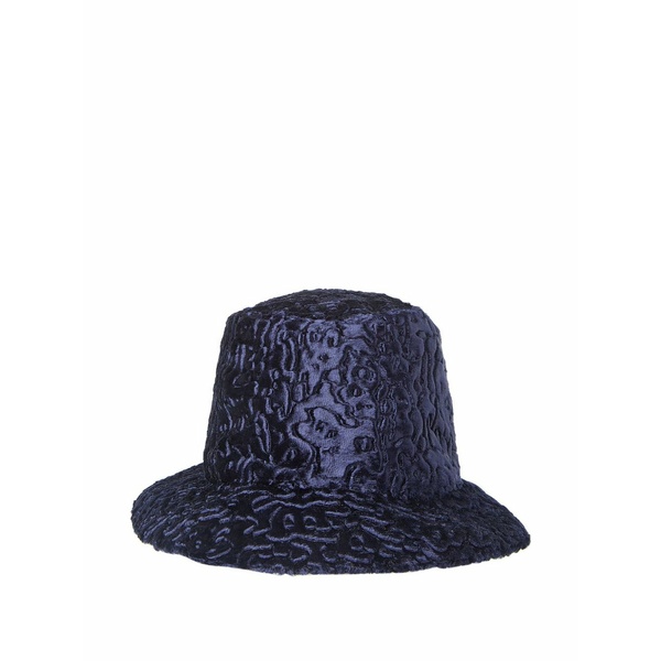 フラッパー レディース かぶり笠 付属品 Logo-charm bucket hat  Blue