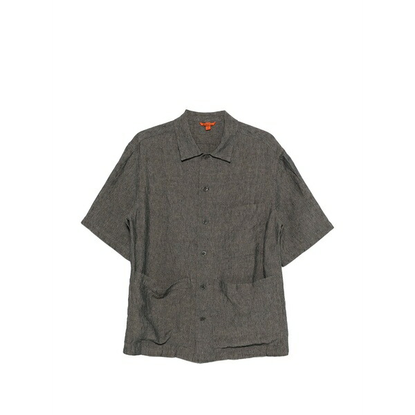 バレナ メンズ シャツ トップス Pocket button shirt Blue｜asty