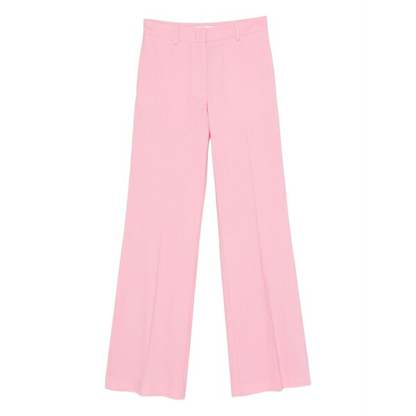 エムエスジイエム レディース カジュアルパンツ ボトムス Virgin wool-blend pants Pink｜asty