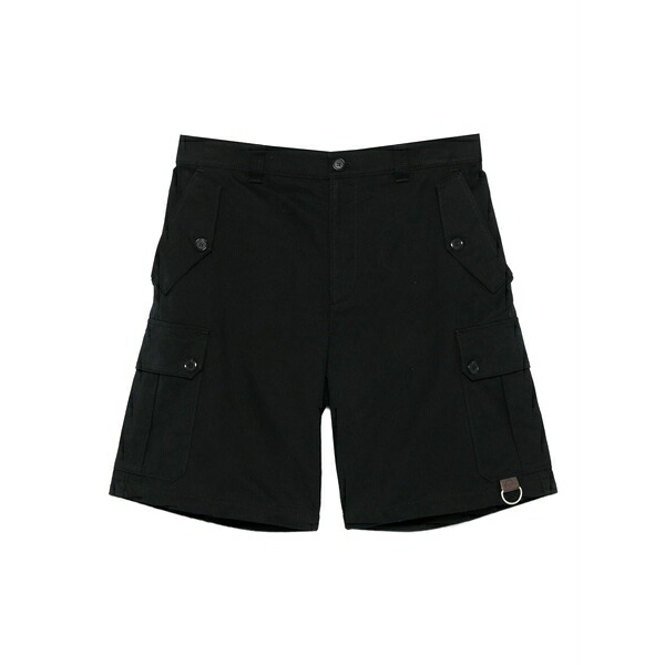 モスキーノ メンズ カジュアルパンツ ボトムス Cargo pocket shorts Black|asty