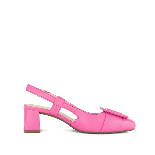 ガどんぶり鉢 レディース パンプス シューズ Block-heel slingback pumps Pink
