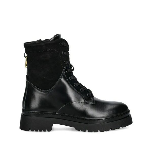 ガント レディース ブーツ シューズ Lace-up combat boots Black|asty